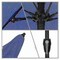 California Umbrella 9' Bronze Aluminum Market Patio Umbrella, Sunbrella Pacific Blue 194061336939 - alternate 2